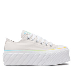 

Кеди Converse Ctas Lift 2x Ox A00559C Pale Putty/White/Baltic Blue, Сірий