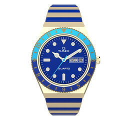 Timex Zegarek Timex Q Timex Malibu TW2V38500 Złoty