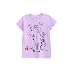 Coccodrillo Coccodrillo Marškinėliai WC5143218VGD Violetinė Regular Fit