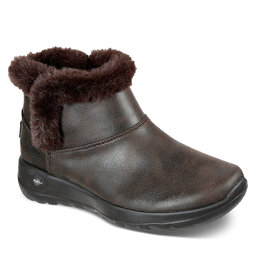 Skechers Polokozačky Skechers On-The-Go Joy Endeavor 144013/CHOC Brown