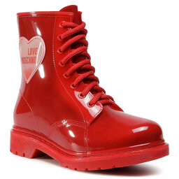 LOVE MOSCHINO Kalosze LOVE MOSCHINO JA24073G1BIR2500 Rosso