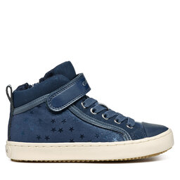 Geox Sneakersy Geox J Kalispera Girl J744GI 0DHAJ C4005 S Tmavomodrá