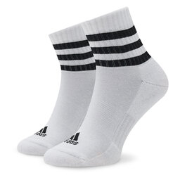 

Набір з 3 пар низьких шкарпеток unisex adidas 3S C Spw Mid 3P HT3456 White/Black, Білий