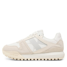 

Снікерcи Calvin Klein Jeans Toothy Run Laceup Low Lth Mix Wn YW0YW01272 Bright White/Creamy White/Oyster M YBR, Бежевий