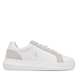 Calvin Klein Jeans Laisvalaikio batai Calvin Klein Jeans Chunky Cupsole Mg Canvas YM0YM01219 Balta