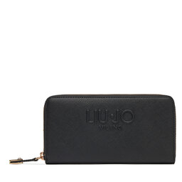 Liu Jo Didelė Moteriška Piniginė Liu Jo XL Zip Around AA5155 E0087 Juoda