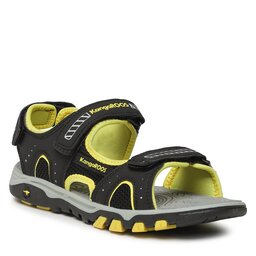 KangaRoos Sandali KangaRoos K-Celtic Kento 10048 000 5094 Jet Black/Lemon Chrome