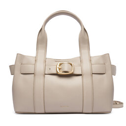 Calvin Klein Torbica Calvin Klein Buckle Mini Tote With Strap LV04F3295G Bež