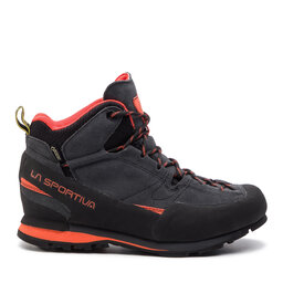 

Трекінгові черевики La Sportiva Boulder X Mid 17E900304 GORE-TEX Carbon/Flame, Сірий