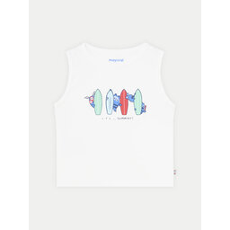 Mayoral Mayoral Τοπ 1036 Λευκό Regular Fit