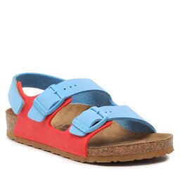 Birkenstock Sandaler Birkenstock Milano 1024366 Sky Blue/Active Red