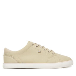Tommy Hilfiger Sneakers Tommy Hilfiger Th Low Profile Vulc Canvas FW0FW09102 Beige