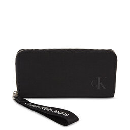 Calvin Klein Jeans Portofel pentru femei Calvin Klein Jeans Ultralight Za W/Wristlet Tw K60K611242 Black BDS