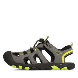 

Босоніжки KangaRoos K-Trek Jam 10046 000 2221 Steel Grey/Limetta, Сірий