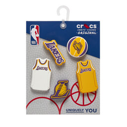 Crocs Διακόσμηση παπουτσιών Crocs Jibbitz Nba Los Angeles Lakers 5pck 10011275 Έγχρωμο