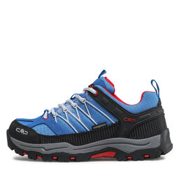 

Трекінгові черевики CMP Rigel Low Trekking Shoe Kids Wp 3Q54554J Cobalto/Stone/Fire 04NG, Голубий