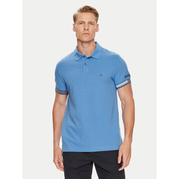 Tommy Hilfiger Tommy Hilfiger Poloshirt Flag MW0MW34780 Blau Slim Fit