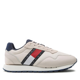 

Снікерcи Tommy Jeans Retro Leather Tjm Runner EM0EM01081 Stony Beige ACE, Бежевий