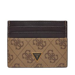 Guess Etui na karty kredytowe Guess SMVELE LEA25 Beżowy