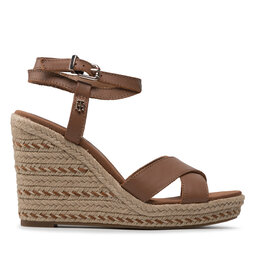 

Еспадрильї Tommy Hilfiger Feminine High Wegde Sandal FW0FW06238 Summer Cognac GU9, Коричневий