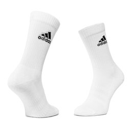 

Набір 6 високих шкарпеток unisex adidas Cush Crw 6Pp DZ9353 White/White/White/Wz, Білий