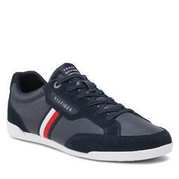 Tommy Hilfiger Sneakers Tommy Hilfiger Corporate Mix Leather Cupsole FM0FM04015 Desert Sky DW5