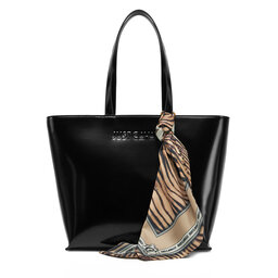 Just Cavalli Kabelka Just Cavalli Chain Foulard 78RA4BH5 ZSB86 Čierna