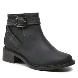 Clarks Stiefeletten Clarks Maye Strap 261680754 Black Leather