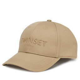 TWINSET Šiltovka TWINSET 251TA4280 Béžová