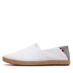 

Еспадрильї Tommy Hilfiger Hilfiger Espadrille Core Textile FM0FM04981 White YBS, Бежевий