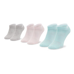 Skechers Комплект 3 чифта къси чорапи унисекс Skechers SK43022/6060 Pastel Turquoise