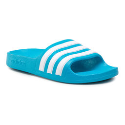 adidas Pantoletten adidas adilette Aqua K FY8071 Solblu/Ftwwht/Solblu