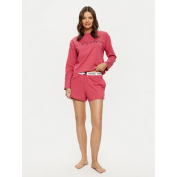 Tommy Hilfiger Tommy Hilfiger Pizsama UW0UW05630 Rózsaszín Regular Fit