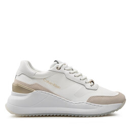 

Снікерcи Calvin Klein Internal Wedge Lace Up-Nylon Mix HW0HW00917 Ck White YAF, Білий