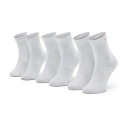 Skechers 3 pares de calcetines altos unisex Skechers SK-SK41053 White 1000