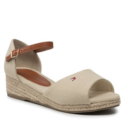 

Еспадрильї Tommy Hilfiger Rope Wedge Sandal T3A7-32185-0048 S Beige 500, Бежевий