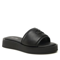 Calvin Klein Șlapi Calvin Klein Dress Flatform W/Hw HW0HW01487 Ck Black BEH