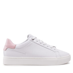 

Снікерcи Calvin Klein Cupsole Lace Up HW0HW00841 White/Sping Rose 0LB, Білий