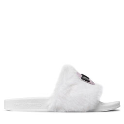 

Шльопанці KARL LAGERFELD KL80911 White Synth Fur, Білий