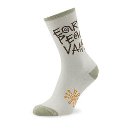 

Високі жіночі шкарпетки Vans Earth Peace VN00037GFS81 White, Бежевий