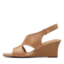 

Босоніжки Clarks Kyarra Aster 26171232 Light Tan Lea, Бежевий