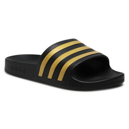 adidas Mules / sandales de bain adidas adilette Aqua EG1758 Cblack/Goldmt/Cblack