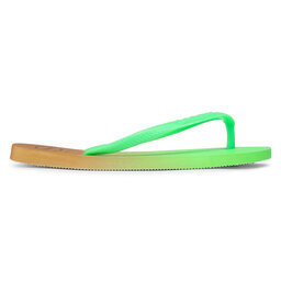 

В'єтнамки Havaianas Slim Gradient 41460978888 White/Fluorescent, Зелений