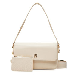 Tommy Hilfiger Handtasche Tommy Hilfiger Th Distinct Conv Crossover AW0AW17219 Beige