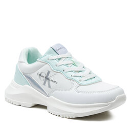 

Снікерcи Calvin Klein Jeans V3A9-80807-1695 S White/Aquamarine A166, Білий