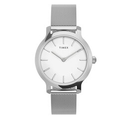 Timex Ceas Timex Transcend TW2U86700 Silver/White