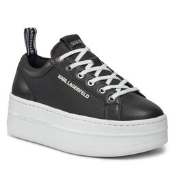 

Снікерcи KARL LAGERFELD KL65019 Black Lthr/Textile 400, Чорний