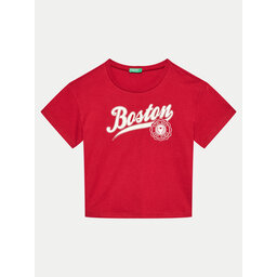United Colors Of Benetton United Colors Of Benetton Póló 3096C10LG Piros Regular Fit
