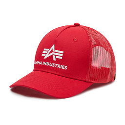 Alpha Industries Gorra con visera Alpha Industries Basic Trucker 186902 Speed Red 328