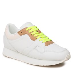 Calvin Klein Jeans Αθλητικά Calvin Klein Jeans Retro Runner Fluo Contrast YM0YM00619 White/Ancient White 0LA